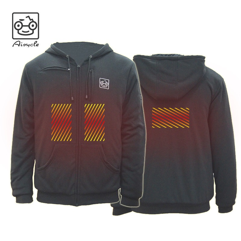 Mens Heated Fleece Hoodie Jacket, Customized Heated Bomber Jacket – Warm Outerwear and Heated Hoodie price