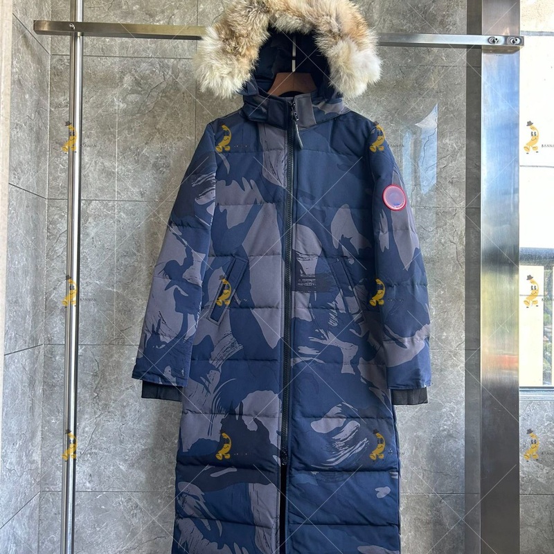 New Style Hot Sale Canada Women Goose Fur American Pop Long Down Jacket Wholesale Outdoor Mountaineering Canada High Quality Luxury Down Jacket – Leather Jacket and Life Jacket price
