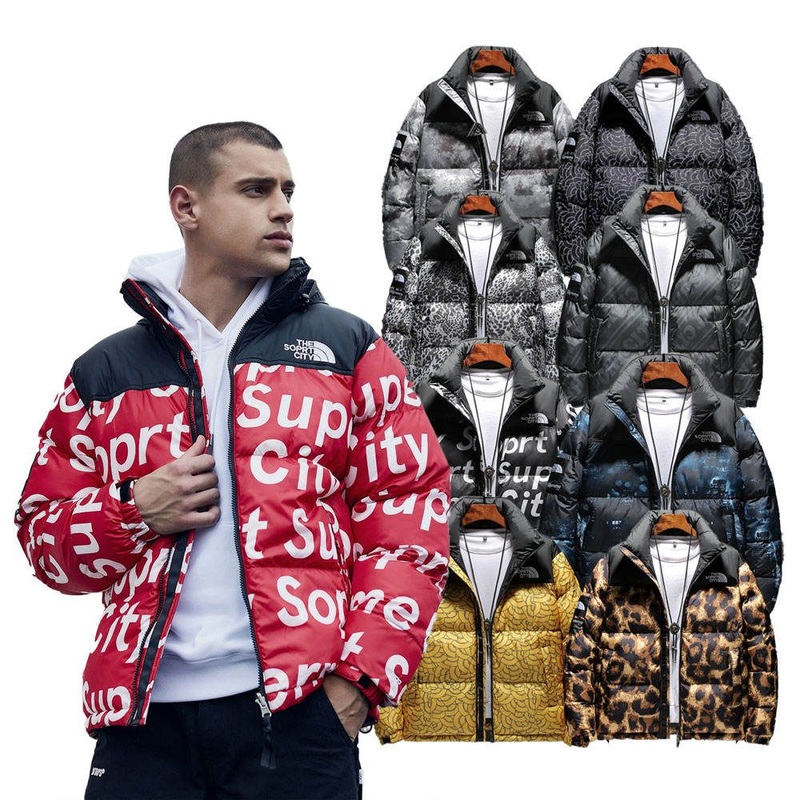 Plus Size Wind Breaker Fashion Winter Clothing All Over Print Trench Bubble Puffer Mens Jacket Coat – Winter Jacket and Jackets price