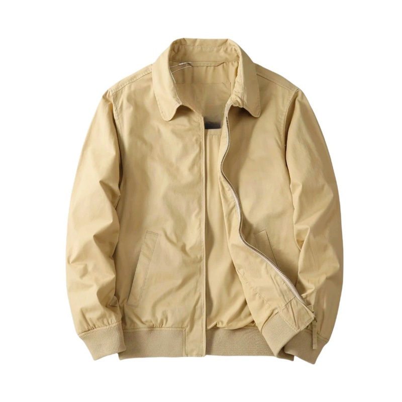 Spring Autumn Winter 100% Cotton Double-Layered Turn-Down Collar Jacket for Men – Spring Jacket and Autumn Jacket price