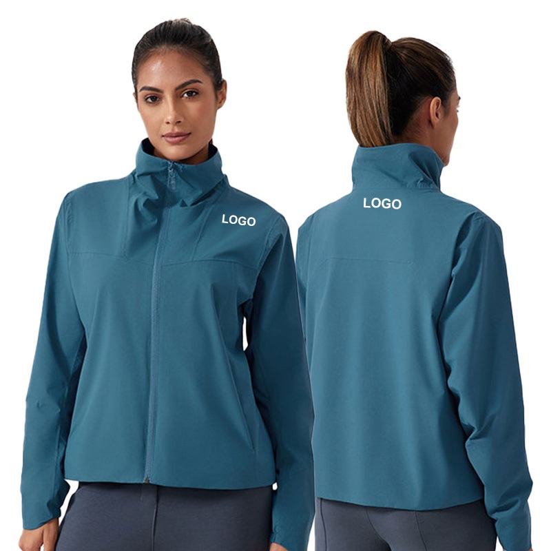 Wholesale Factory Warm Windproof Waterproof Dirt-Proof Stand Collar Slim Workout Jacket with Pockets – Windproof Jacket and Waterproof Jacket price