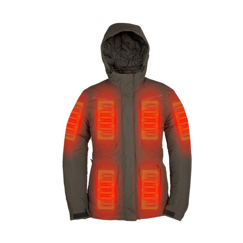 Winter Outdoor Heating Clothes Army Green Heated Parka Jackets – Heated Jacket and Winter Jackets price