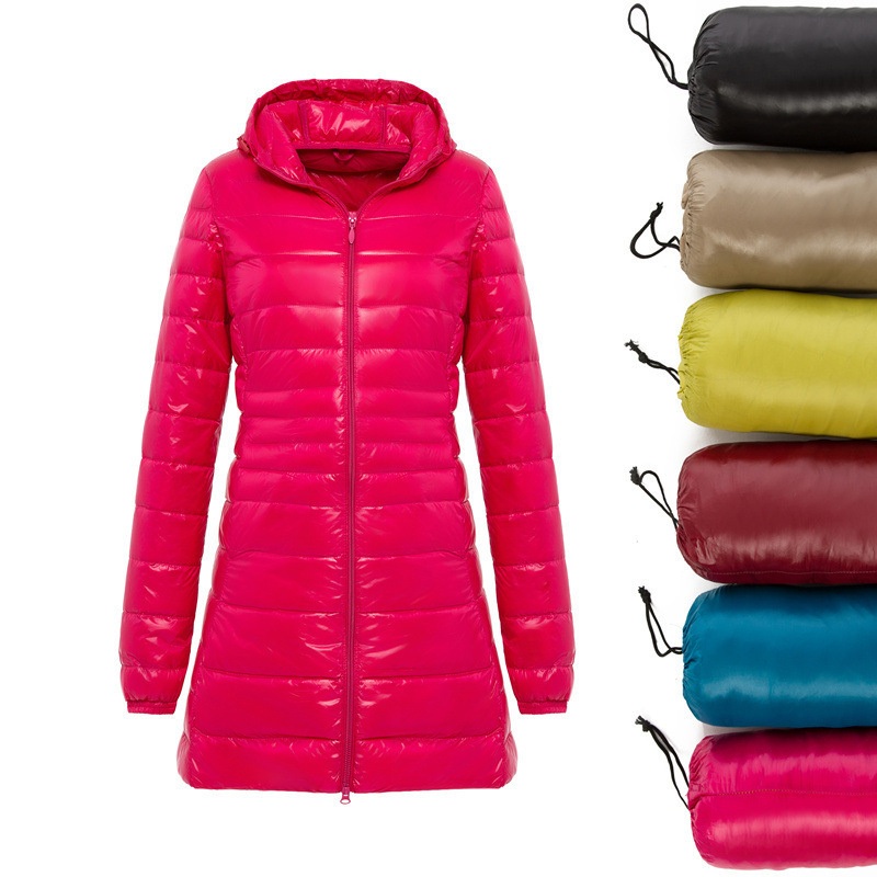 Winter Women Light Weight Jacket Coat Custom Logo Warm Long Puff Jacket – Super Puller Jacket and Jacket price