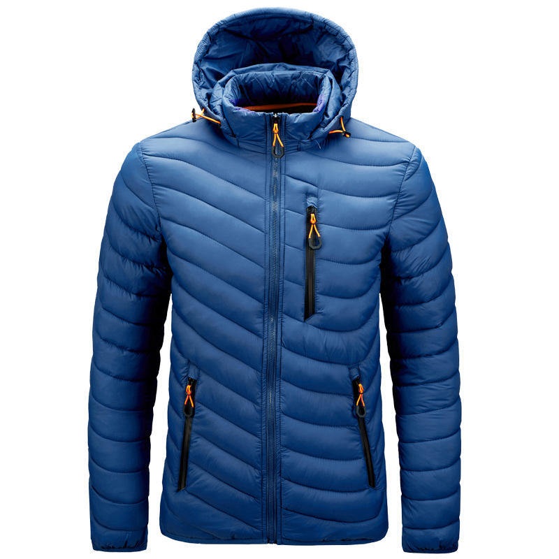 2023 New Spring Autumn Hooded Soft Parkas High Quality Jacket Zip Hooded Mens Padding Jackets Plus Size to 6XL – Puffer Jacket and Mens Jackets price