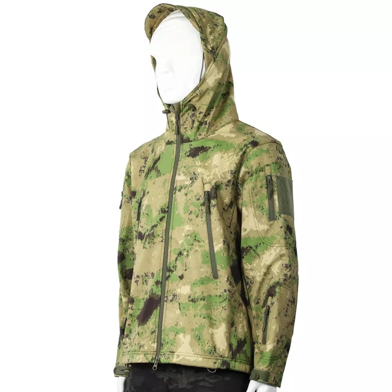 Corhunter Womens Waterproof Camouflage Windproof Hooded Jacket – Soft Shell Jacket and Waterproof price