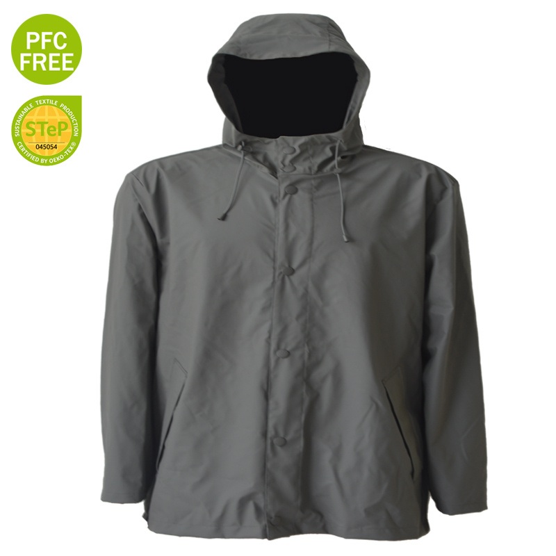 Fashionable Design Rainwear Recycled PU Rain Jacket for Men – Recycled Jacket and PU Jacket price