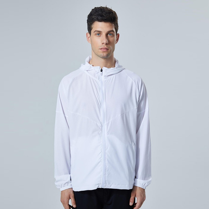 Men Gym Wears Quick Dry Jackets 88% Polyester 12% Spandex Windproof Sports Jackets Running Gym Men Workout Sportswear – Jackets and Jacket price