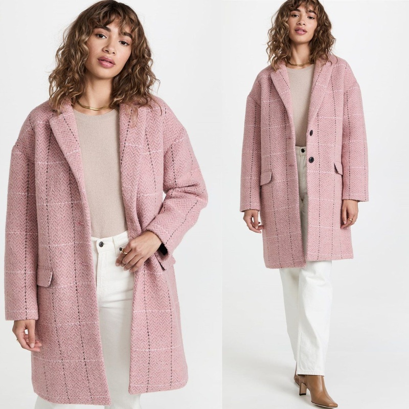 Notched Collar New Promotion OEM Supplier Elegant Wholesale Fashion Manufacturer Private Label Flap Front Pockets Long Sleeves Women Jacket – Women Jacket and Lady Casual Jacket price