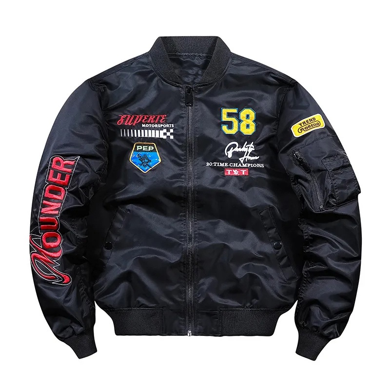 Plus Size Winter Wool College Varsity Jacket Men Leather Long Sleeve Plain Embroidered Baseball Varsity Jacket for Men – Jacket for Men Winter and Varsity Jacket Men price