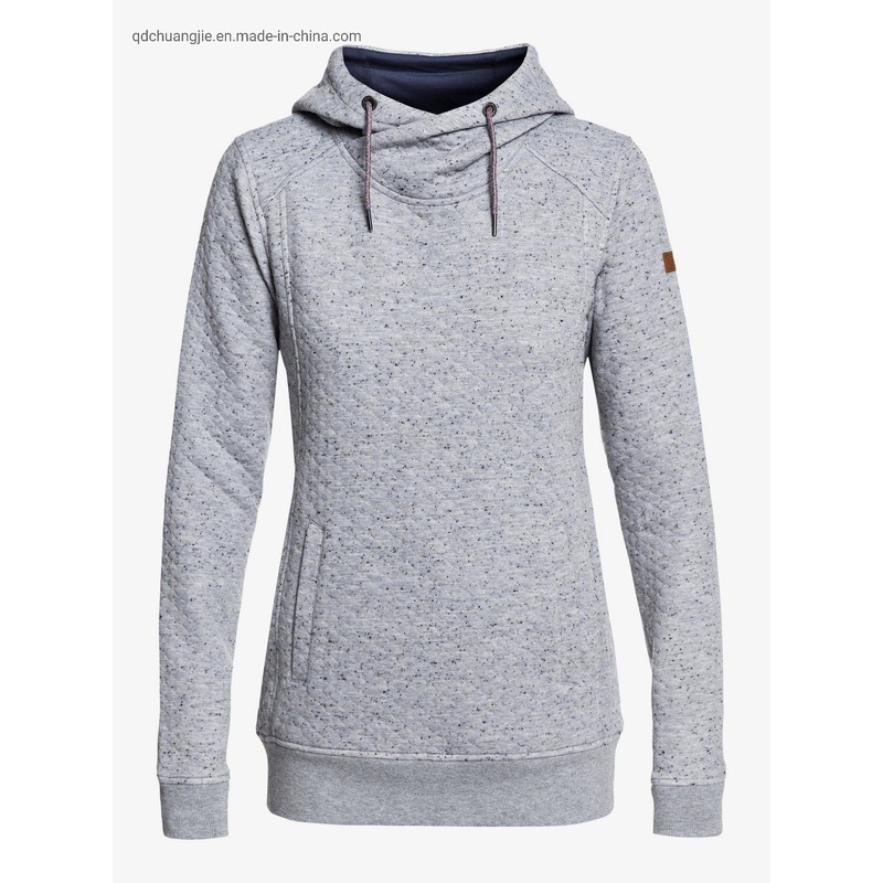 Womens Plain Blank Grey Pocket Warm Loose Fit Casual Sport Fleece Terry Pullover Thick Athletic Jogging Jumper Gym Drawstring Track Knit Winter Hoodies – Polyester and Organic Cotton price