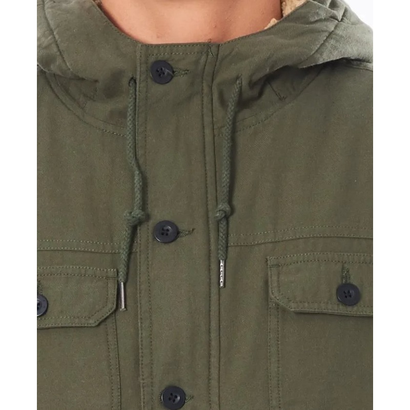 100% Cotton Flannel Front Flap Chest Pockets Sherpa Lined Hood and Body Mens Long Sleeve Jacket – Cozy Sherpa Lined Jacket and Cotton Flannel Jacket price