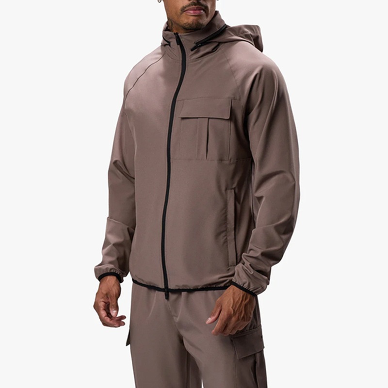 Custom Logo Mens Mini Ripstop Utility Jackets Casual Fashionable Jacket with Hood & Zipper for Men – Utility Jackets and Jacket price
