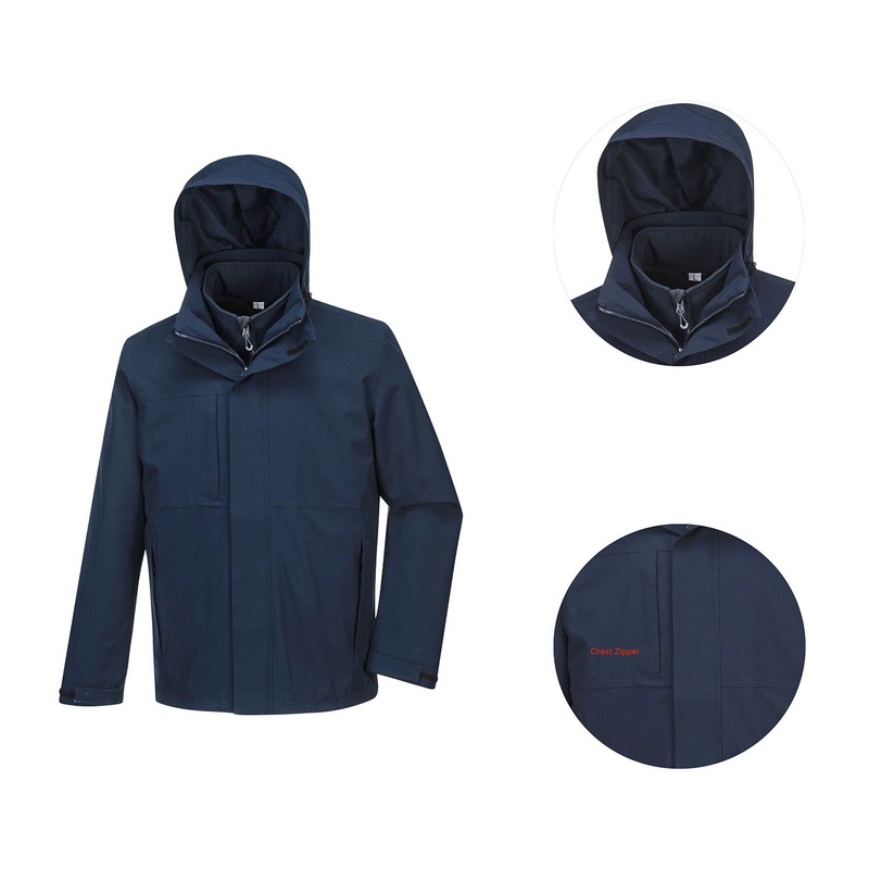 Customized Windproof Men Clothing Workwear Parka 3 in 1 Outdoor Jacket – Jacket and Parka price