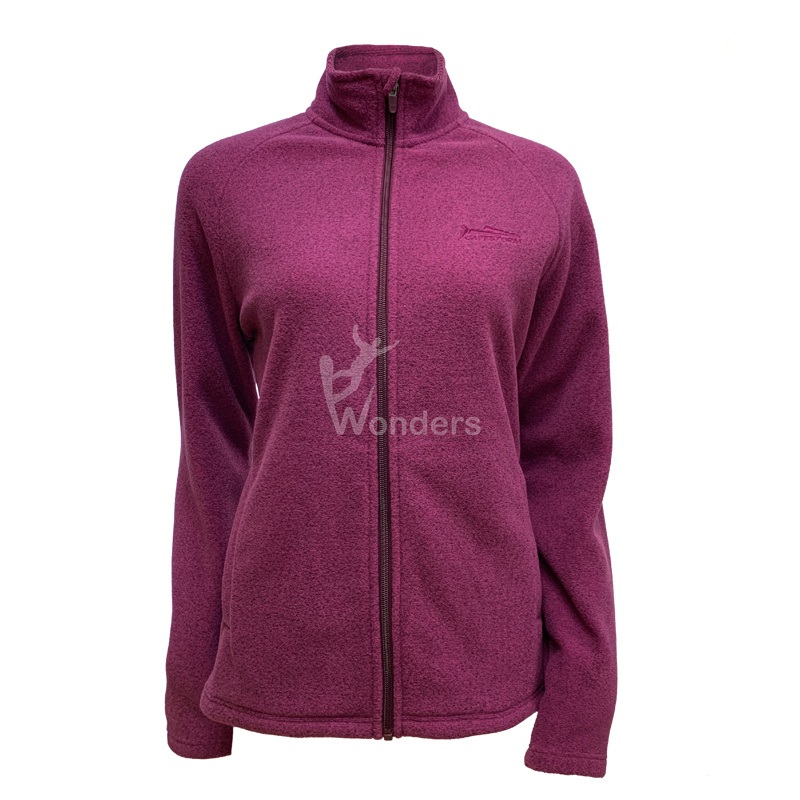 Customized Womens Full Zip Micro Fleece Jacket Sports Wear Apparel Accessories – Fleece Jacket and Fleece Coat price