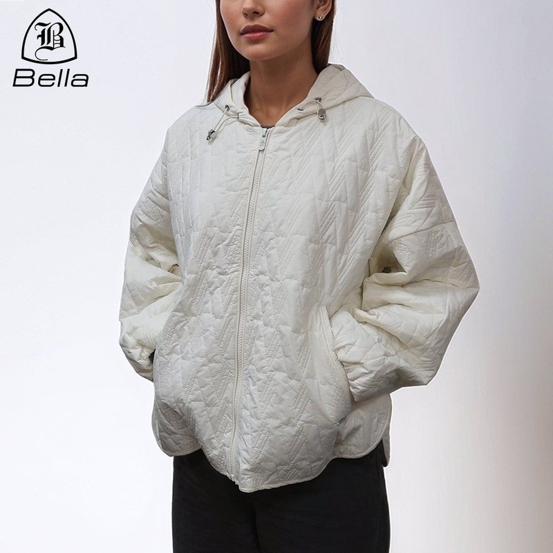 Factory Custom Lightweight Casual Bomber Quilted Hooded Jacket Warm Winter Puffer Jacket Women Outdoor Coated with Pockets – Winter Jacket and Puffer Jacket price