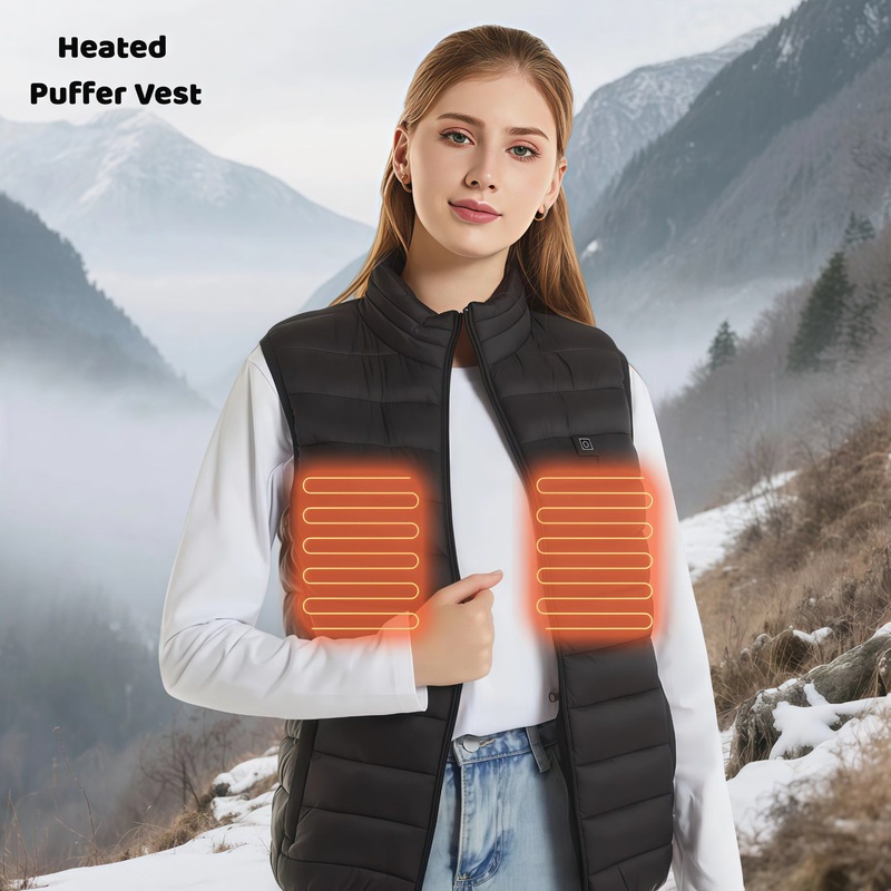 Gilet Battery USB Charger Winter Outdoor Sport Waistcoat Thermal Heated Vest – Heated Clothing and Electric Heated Vest price