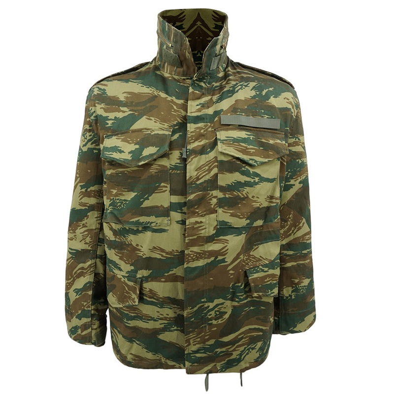 Greece Camouflage Sateen Winter M65 Field Jacket – Desert Camo and Men Jacket price