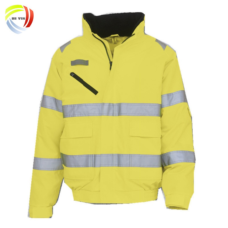 Hi Vis Hoodie Reflective Safety Clothing Long Sleeve Security Printed Winter Jacket – Reflective Safety Clothing and Reflective Safety Jacket price