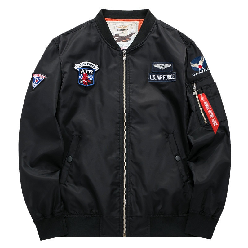 High Quality Mens Bomber Jacket Winter Classical Design with OEM Embroidery Waterproof Stand Woven Fabric Zip-up – Silk Satin Bomber Jacket and High Quality Bomber Jacket price