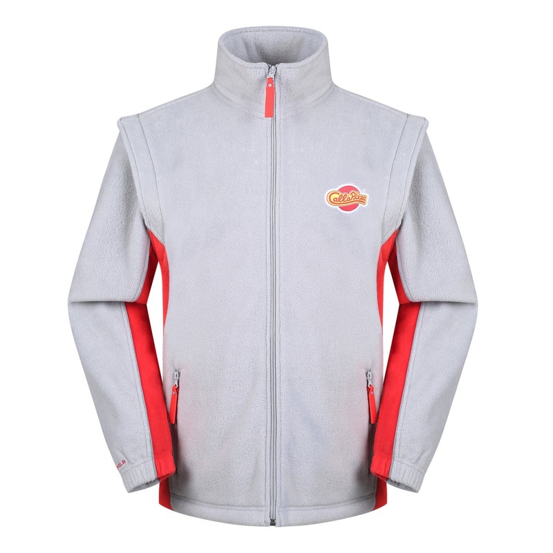 High Quality Outdoor Delivery Uniform Contrast Color Embroidery Logo Windproof 100%Polyester Polar Fleece Jacket – Polar Fleece Jacket and Windroof Jacket price