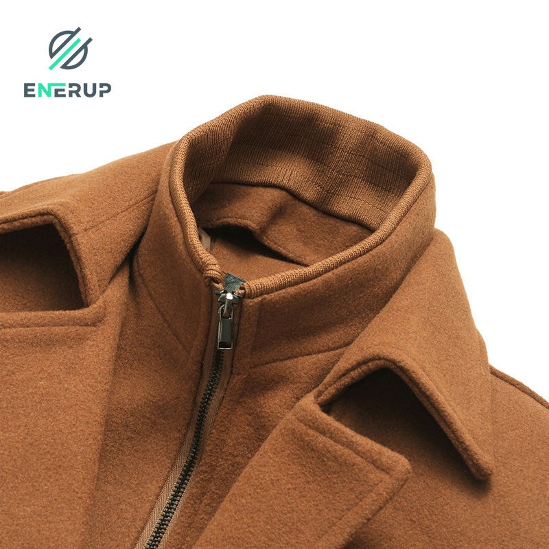 Medium Length Business Casual Woolen Jack – Plus Size Mens Jackets and Puffer Mens Jackets price