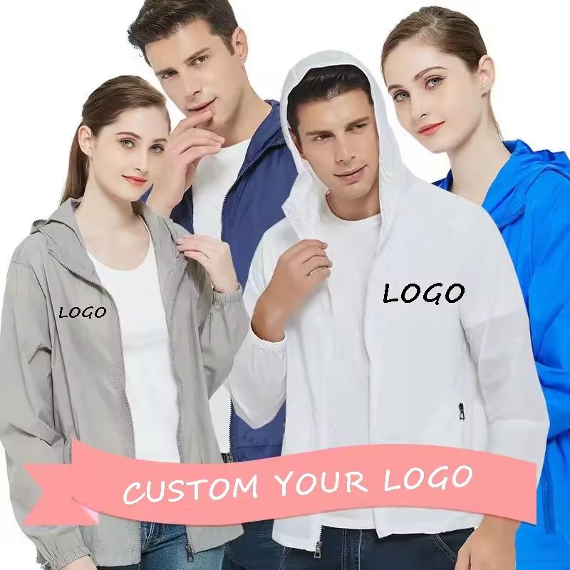 Personalized Full Zip Upf 50+ Sun Protection Waterproof Hoodie Sunscreen Outwear Jacket – Sunscreen Outwear Jacket and Sun Protection Clothing price