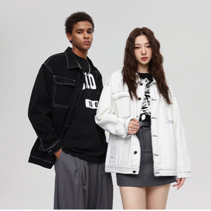 Ropa De Hombre Garment Clothing Autunm Spring Winter Custom Wholesale Unisex Denim Shirt Coat Jacket for Man – Denim Coat and Autunm T Shirt for Man price