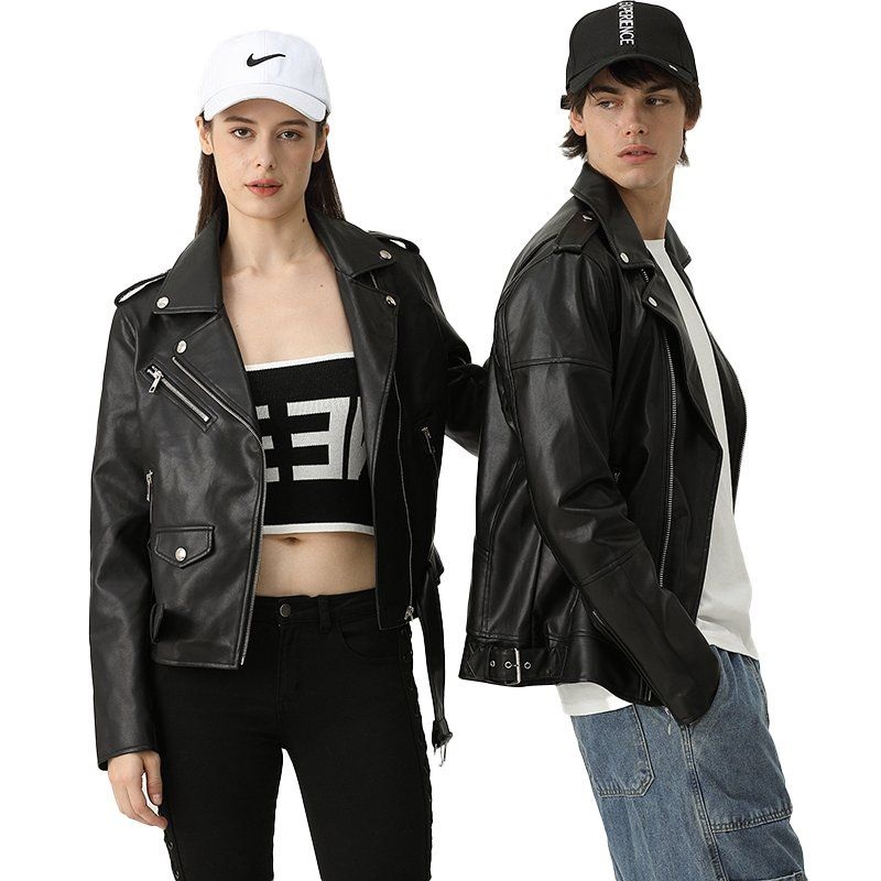 Chaqueta De Cuero PARA Mujer Leather Black PU Women Jacket – Jacket and Clothing price