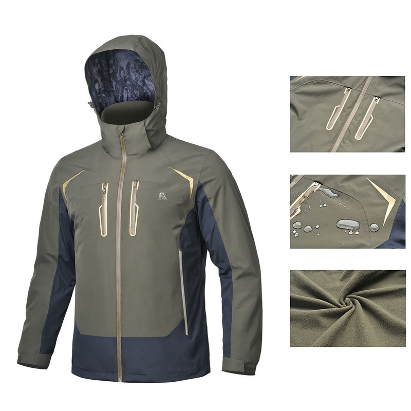 Classic Waterproof/Windproof/Outdoor Breathable Popular Men Winter Jackets Windbreaker Green Color – Outdoor Jacket and Winter Jacket price