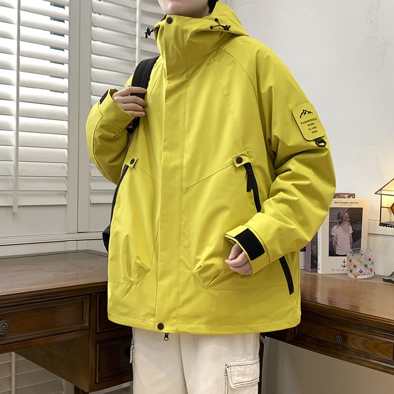 Custom Autumn Warm Detachable Coat Waterproof Windproof Unisex Jacket with Fleece – Jackets and Sports Wear Jackets price