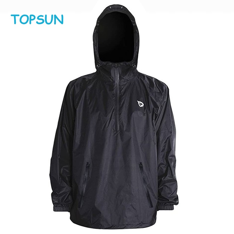 Light Running Rain Jacket for Men Waterproof Pullover Nylon Hoodie Cycling Hiking Packable Windbreaker – Winter Jacket and Sport Jacket price