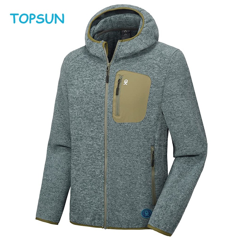 Men S Lightweight Sport Outdoor Fashion Winter Warm Polar Fleece Running Jacket Hooded Full Zip Hiking Jacket – Sport Jacket and Casual Jacket price