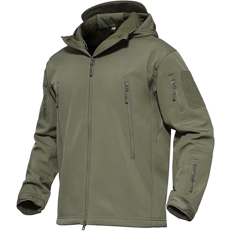 Mens Tactical Jacket Multiple Pockets Performance Fleece Lined Water Resistant Soft Shell Winter Coats – Softshell Jacket and Winter Jacket price
