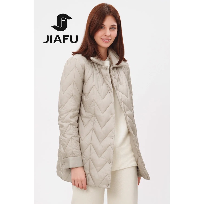 New Design Fashion Women Customized Light Weight Casual Quited Padded Jacket Coat – Women Clothing and Ladies Garment price