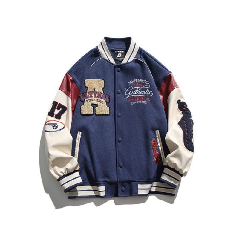 Version of Trendy Street Embroidered Wholesale Men Plain Varsity Baseball Jacket – Wholesale Varsity Jacket and Mens Varsity Jacket price