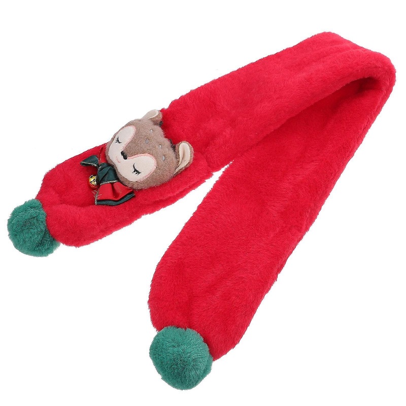 Boys Scarves Warm Children Christmas Style Red Polyester 75x10cm Neck Protection 1Pc | Fruugo SG