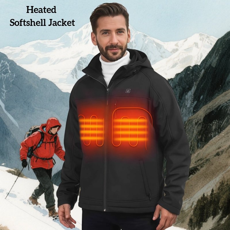 Custom Design 3 Heating Levels Heated Clothing Outdoor Camping Hiking Hunting Heated Jacket – Heated Jacket and Electric Heated Jacket price