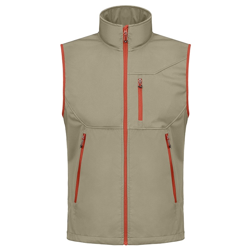 OEM ODM Services Man Stylish Breathable All-Season Softshell Vest Made of 3 Layers Soft Shell Fabric for Outdoor Life – Softshell Vest and Men Vest price