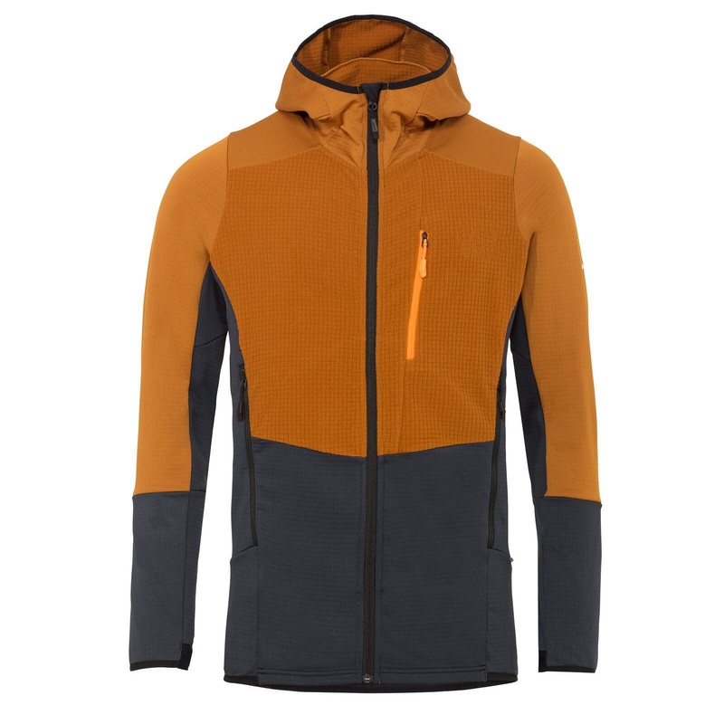 Outdoor Style Full Zip Mens Hiking Hoodie Grid Fleece Jacket – Hiking Fleece Jacket and Running Fleece Jacket price