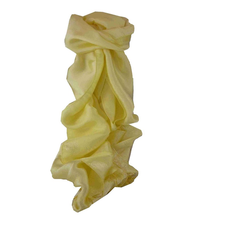Vietnamese Silk Scarf Reversible Hoi-An Tro-Tram Primrose by Pashmina & Silk | Fruugo SG