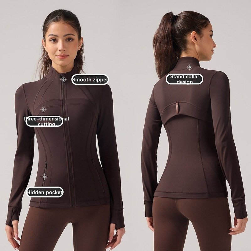 Xsunwing Lulu Best Selling Running Fitness Wear Yoga Womens Long Sleeve Seamless Workout Gym Top Female Training Jackets Wlwt11 – Fitness Yoga Wear and Wholesale Fitness Clothing price