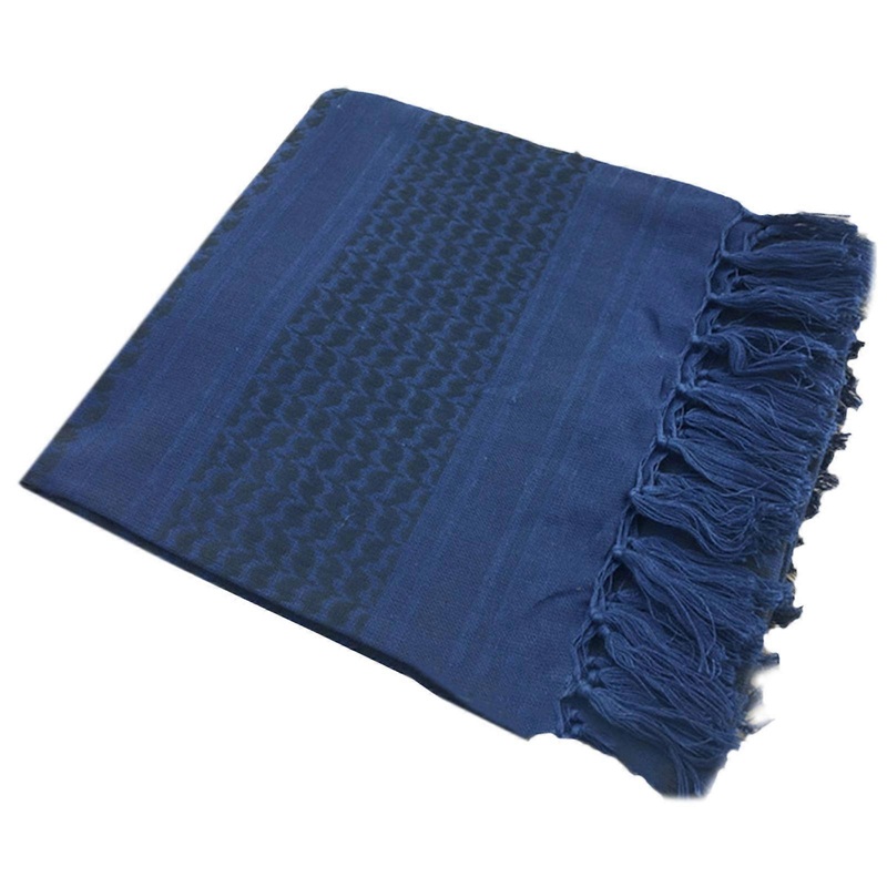 Arab Keffiyeh Scarf Wrap Arab Turban Cover Headscarf Men Turban Head Wrap Military Shemagh Desert Scarf Muslim Hijab  Navy Blue | Fruugo SG