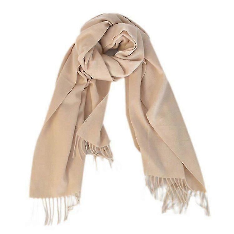 Autumn Winter Faux Cashmere Scarf Women’s Tassel Shawl Thick Warm Wrap | Fruugo SG
