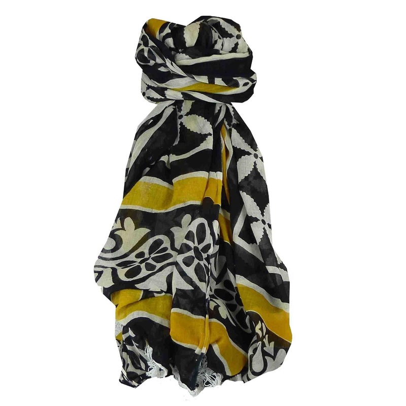 Dupatta Takali Sarong Scarf Ochre by Pashmina & Silk | Fruugo SG