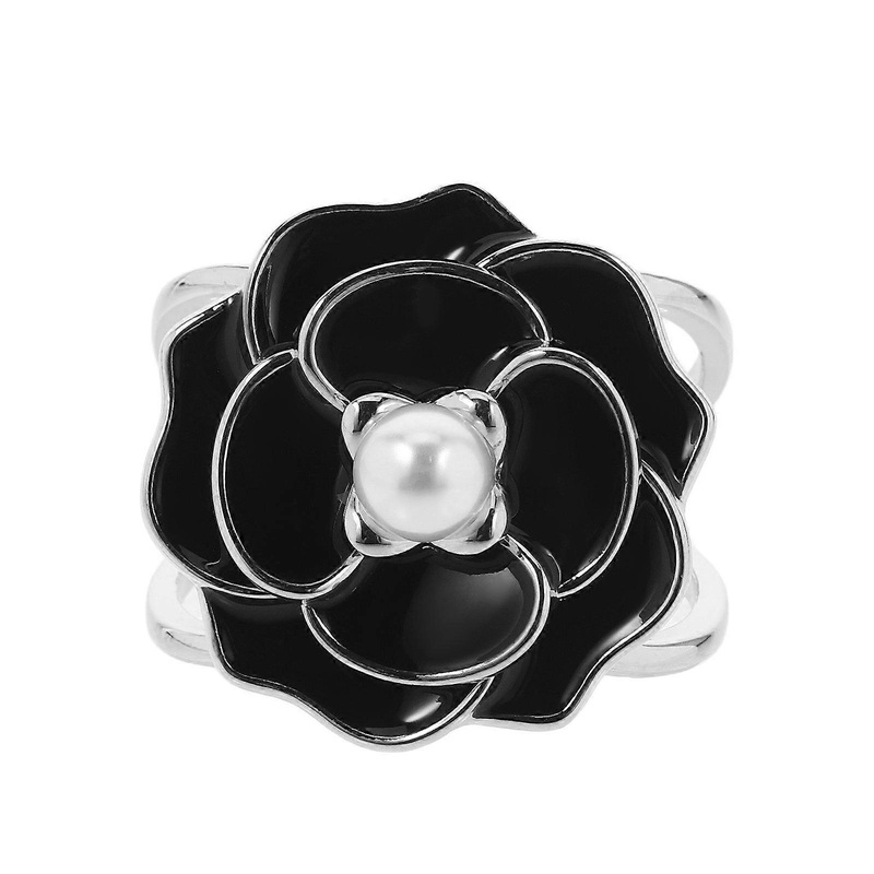 Fashion Scarf Buckle Ring Clip Floral Design For Women 1Pcs | Fruugo SG