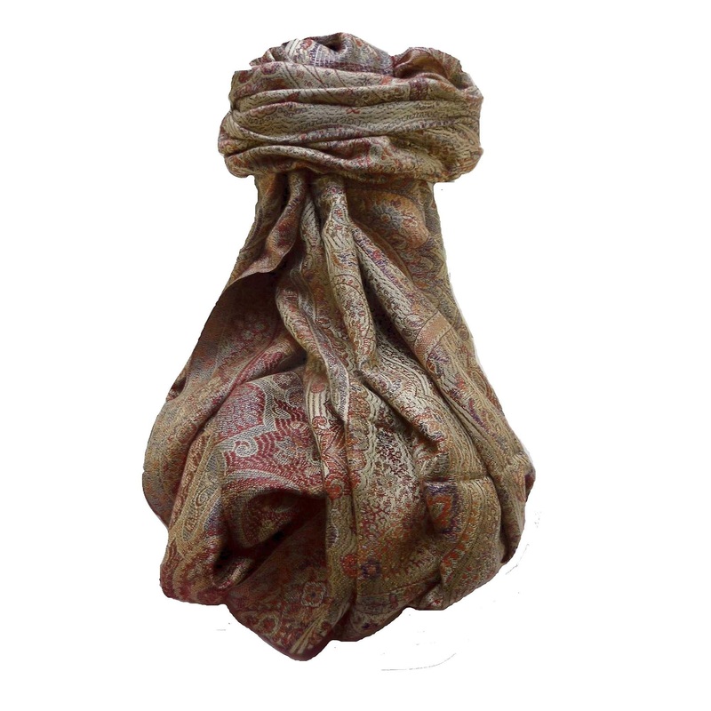 Jamawar Premium Silk Stole Pattern 1499 by Pashmina & Silk | Fruugo SG