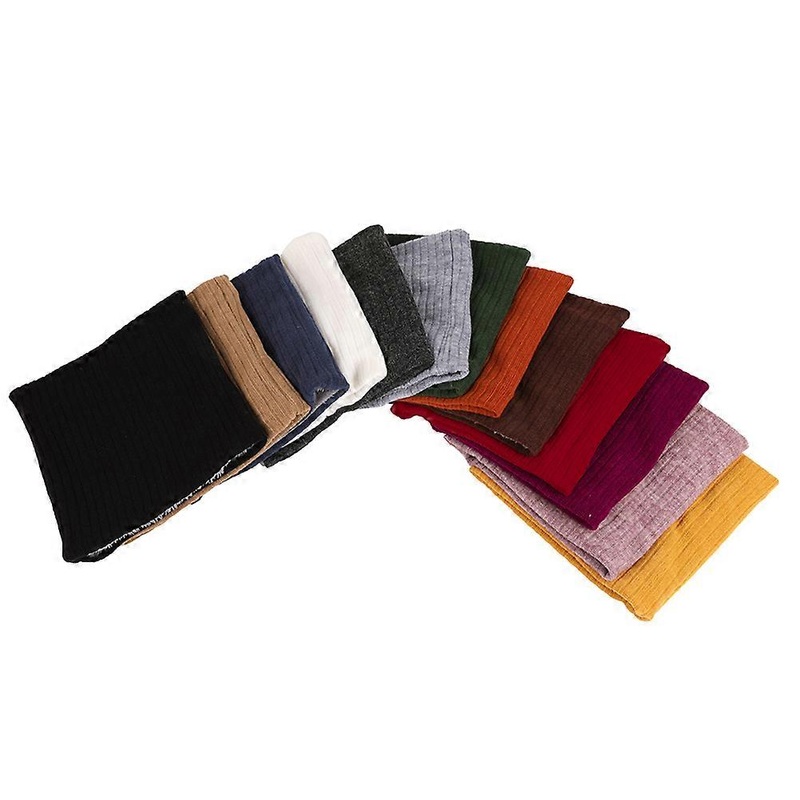 Knitted Scarf Neck Wear Couples Cold Weather Khaki Thick Fluffy Lining Cozy Accessory 1Pcs | Fruugo SG