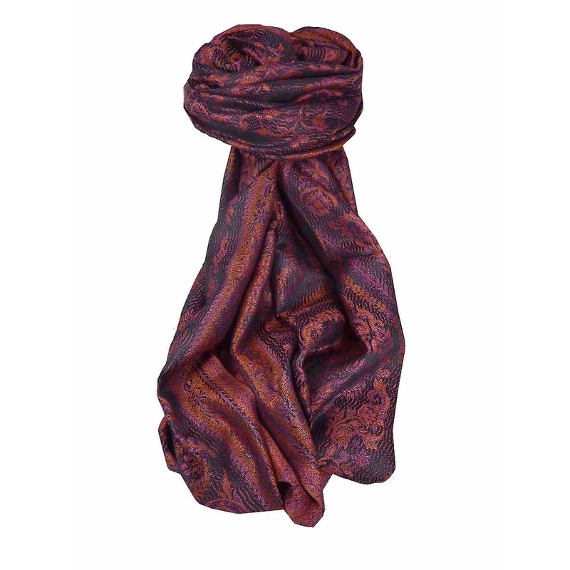 Mens Jamawar Premium Silk Scarf Pattern 5279 by Pashmina & Silk | Fruugo SG