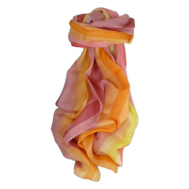 Mulberry Silk Classic Long Scarf Tygal Rainbow Palette by Pashmina & Silk | Fruugo SG