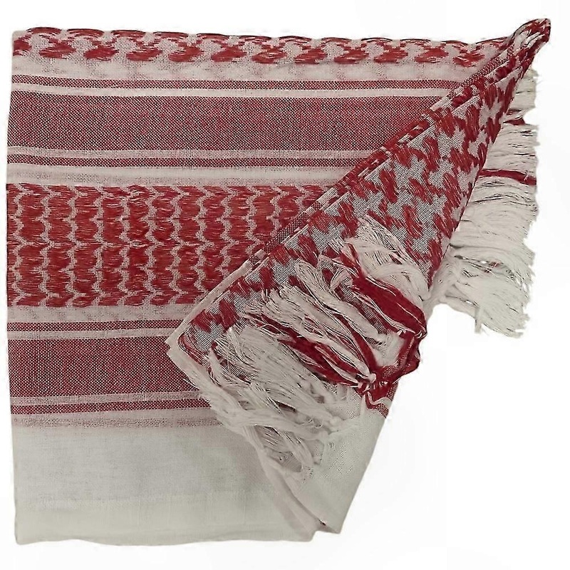 Palestinasjal Keffiyeh – Rd och vit – scarf | Fruugo SG